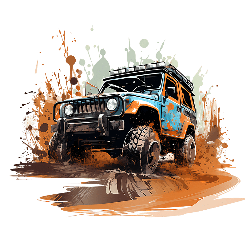 Desert off road vehicles in Abu Dhabi